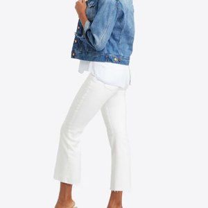 Spanx White Cropped Flare Jeans - New with Tags